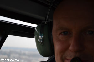 GPS TomTom test en hélico au dessus de Paris