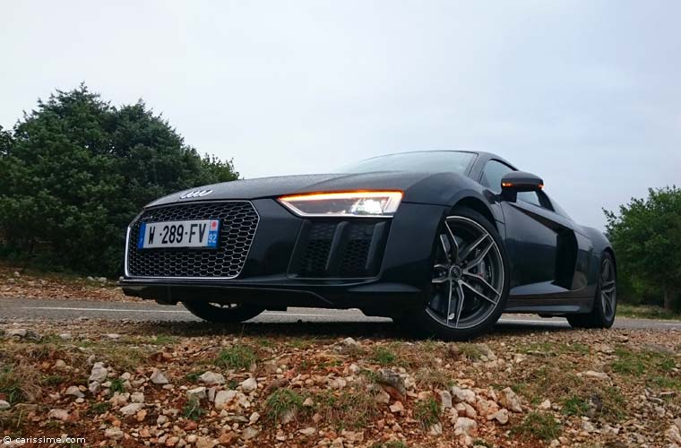 Essai Audi R8 V10 2015