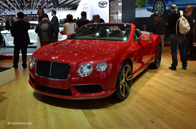 Bentley au Salon Automobile de Paris 2012