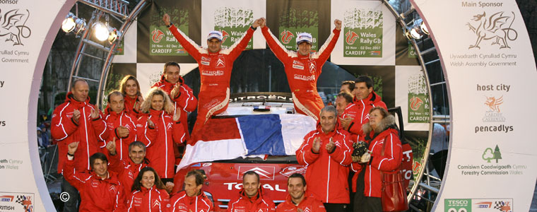 Citroën Rallye 2007 Loeb Champion du Monde WRC