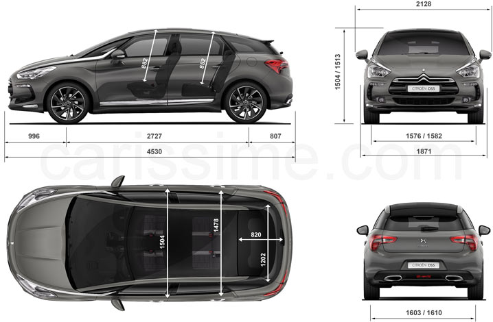 DS 5 dimensions