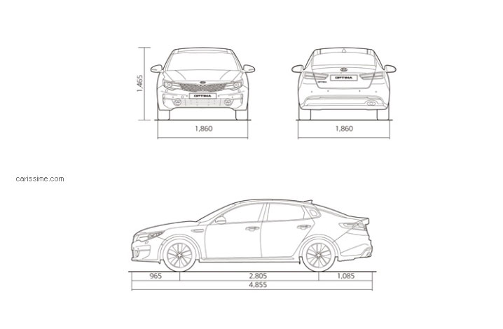 Kia Optima 2 2015 voiture Familiale
