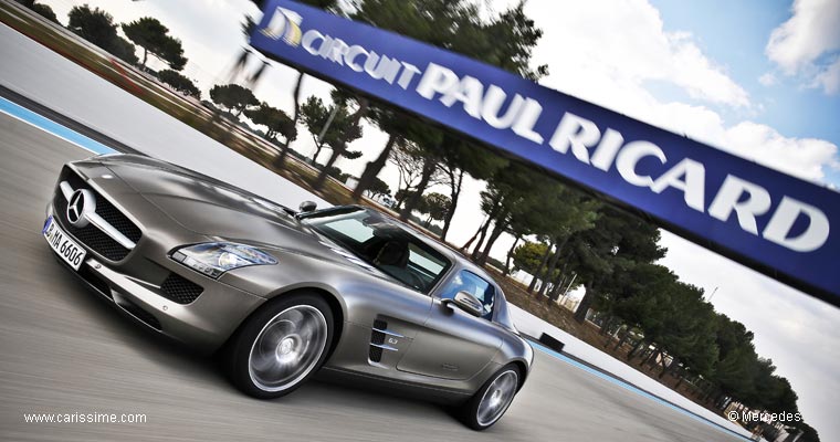 Mercedes SLS AMG Circuit Paul Ricard Castelet