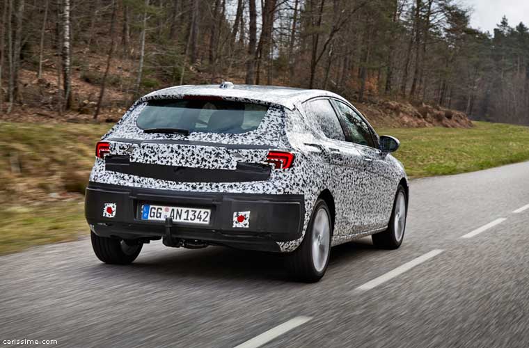 Essai Opel Astra 5 2015 - Prototype