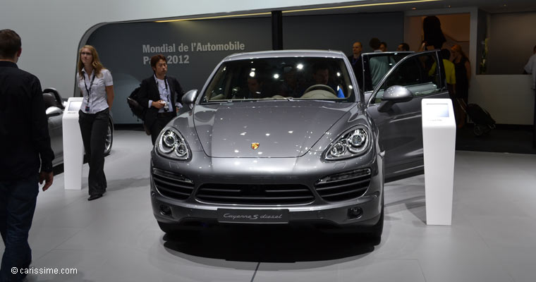 Porsche Cayenne S Diesel au Salon Automobile de Paris 2012