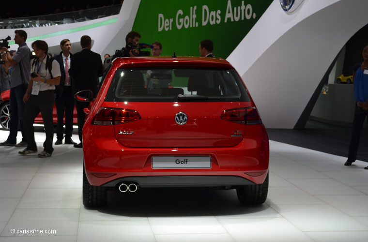 Volkswagen Golf au Salon Automobile de Paris 2012