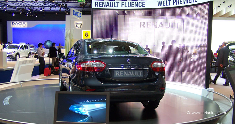 Renault Fluence au Salon Automobile de Paris 2012